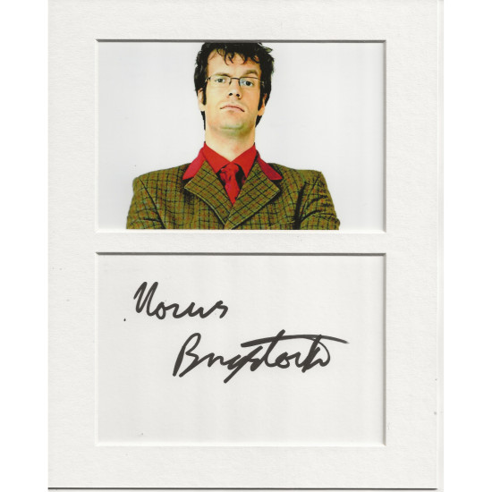 Marcus Brigstocke signed genuine signature autograph display UACC RD AFTAL