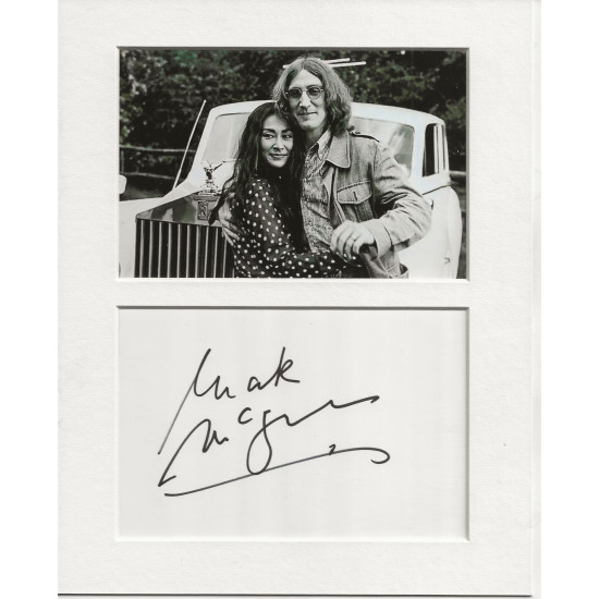 Mark McGann signed genuine signature autograph display UACC RD AFTAL