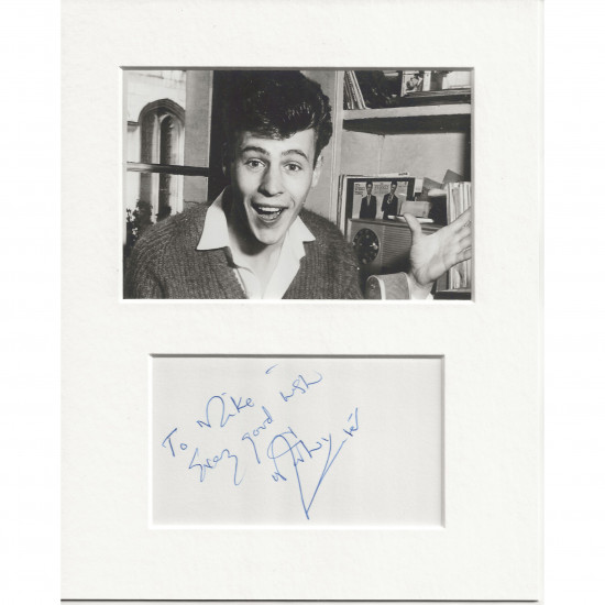 Mark Wynter signed genuine signature autograph display AFTAL