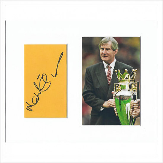 Martin Edwards signed genuine signature autograph display AFTAL