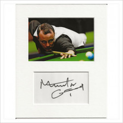 Martin Gould signed genuine signature autograph display AFTAL
