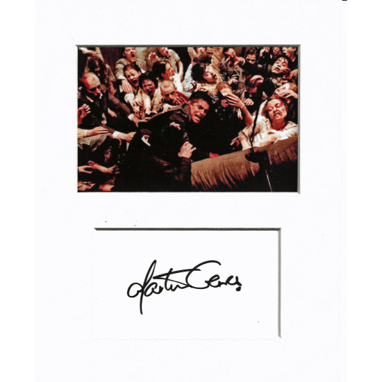 Martin Crewes signed genuine signature autograph display UACC RD MANUSCRIPT SOCIETY