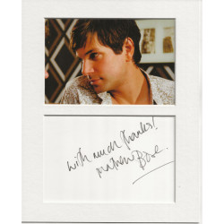 Mathew Bose signed genuine signature autograph display UACC RD AFTAL