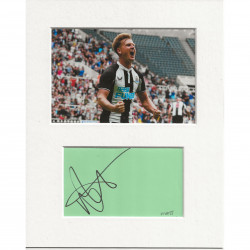 Matt Ritchie signed genuine signature autograph display AFTAL