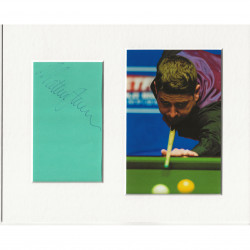 Matthew Stevens signed genuine signature autograph display AFTAL