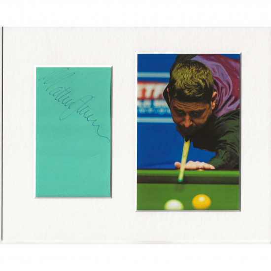 Matthew Stevens signed genuine signature autograph display AFTAL