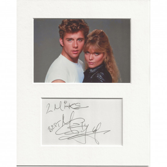 Maxwell Caulfield signed genuine signature autograph display AFTAL