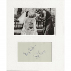Mel Ferrer signed genuine signature autograph display AFTAL