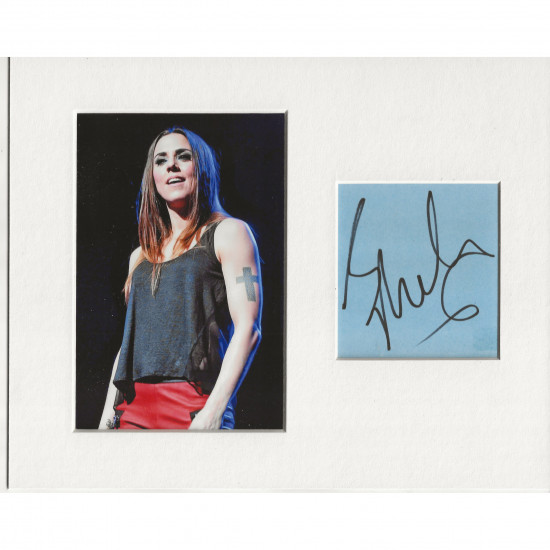 Melanie C signed genuine signature autograph display AFTAL