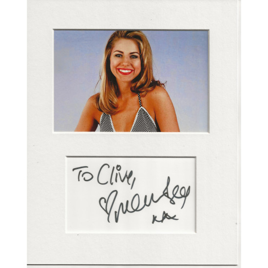 Melissa Bell signed genuine signature autograph display UACC RD AFTAL
