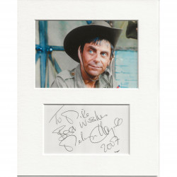 Melvyn Hayes signed genuine signature autograph display AFTAL