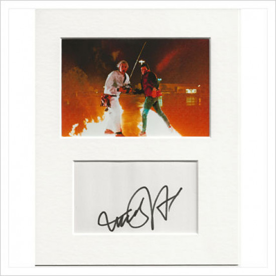 Michael J. Fox signed genuine signature autograph display AFTAL
