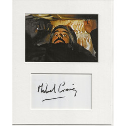 Michael Craig signed genuine signature autograph display UACC RD AFTAL