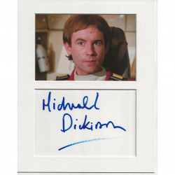 Michael Dickinson signed genuine signature autograph display UACC RD AFTAL