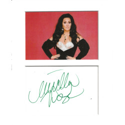Michelle Visage signed genuine signature autograph display UACC RD MANUSCRIPT SOCIETY