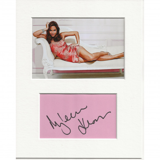 Myleene Klass signed genuine signature autograph display AFTAL