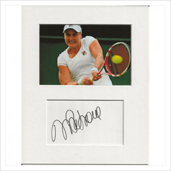 Nadia Petrova signed genuine signature autograph display AFTAL