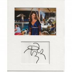 Nia Vardalos signed genuine signature autograph display AFTAL