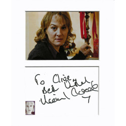 Niamh Cusack signed genuine signature autograph display UACC RD MANUSCRIPT SOCIETY