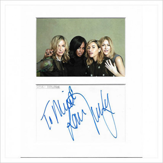 Nicole Appleton signed genuine signature autograph display AFTAL