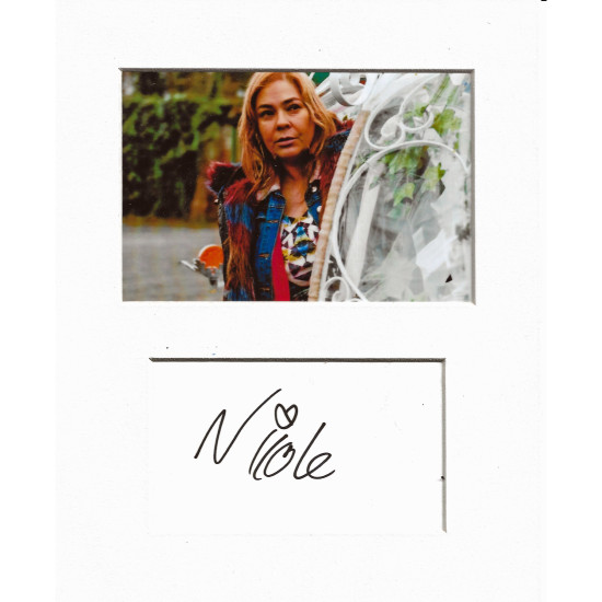 Nicole Barber-Lane signed genuine signature autograph display UACC RD MANUSCRIPT SOCIETY