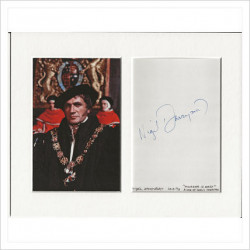 Nigel Davenport signed genuine signature autograph display AFTAL