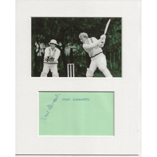 Nigel Illingworth signed genuine signature autograph display UACC RD AFTAL