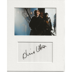 Oliver Cotton signed genuine signature autograph display UACC RD AFTAL