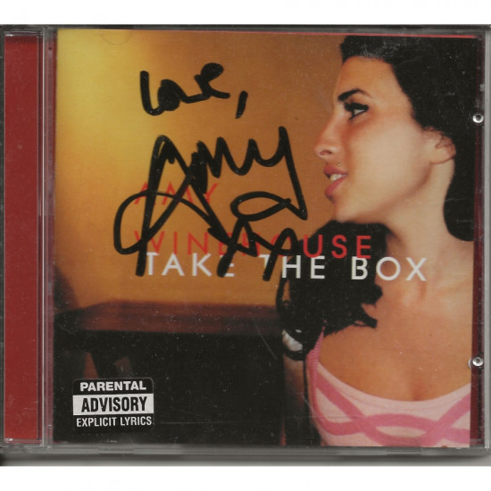 Amy Winehouse signed genuine signature autograph CD AFTAL