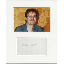 Andrew Cartmel signed genuine signature autograph display AFTAL