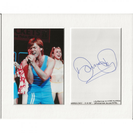 Darren Day signed genuine signature autograph display AFTAL