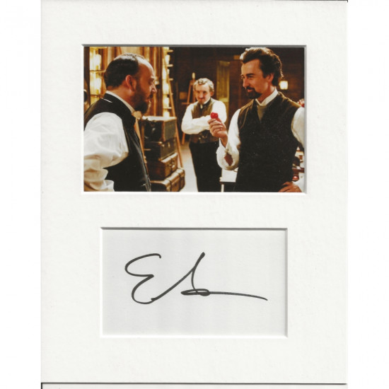 Eddie Marsan signed genuine signature autograph display AFTAL