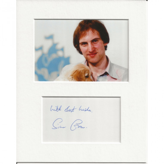 Simon Groom signed genuine signature autograph display AFTAL