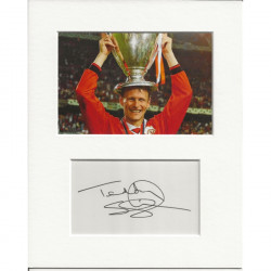 Teddy Sheringham signed genuine signature autograph display AFTAL