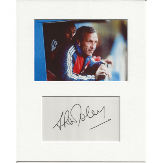 Theo Foley signed genuine signature autograph display AFTAL