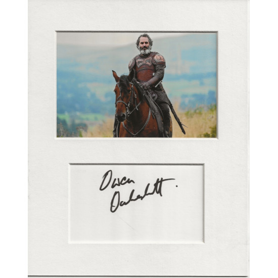 Owen Oakeshott signed genuine signature autograph display UACC RD MANUSCRIPT SOCIETY