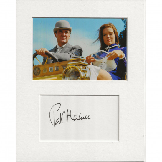 Patrick Macnee signed genuine signature autograph display UACC RD AFTAL