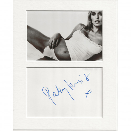 Patsy Kensit signed genuine signature autograph display AFTAL