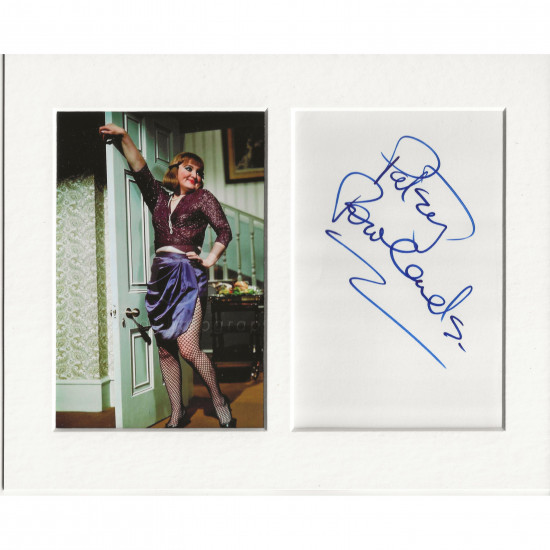 Patsy Rowlands signed genuine signature autograph display AFTAL