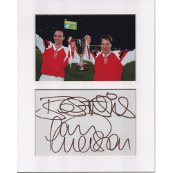 Paul Merson signed genuine signature autograph display UACC RD MANUSCRIPT SOCIETY