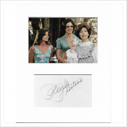 Paula Prentiss signed genuine signature autograph display AFTAL