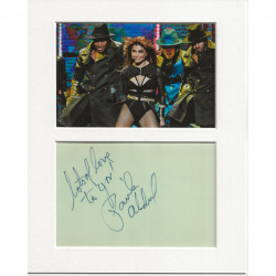 Paula Abdul signed genuine signature autograph display AFTAL