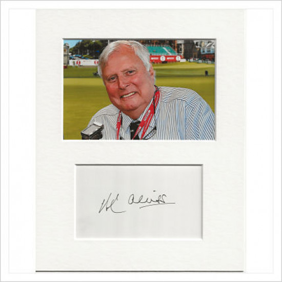 Peter Alliss signed genuine signature autograph display AFTAL