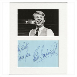 Peter Goodwright signed genuine signature autograph display AFTAL