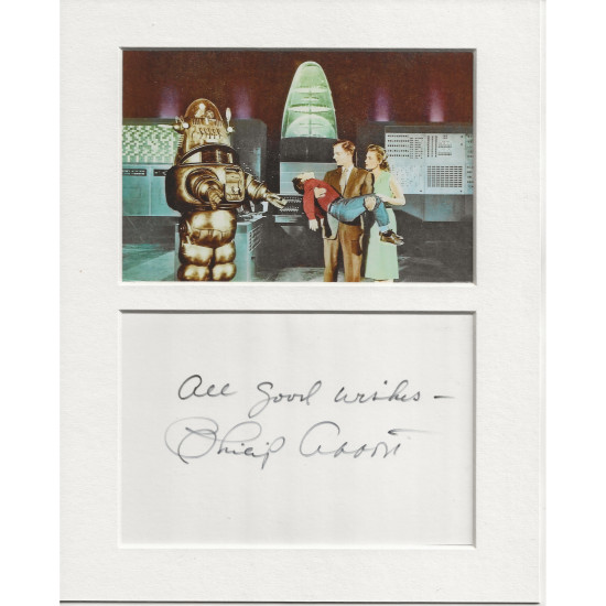 Philip Abbott signed genuine signature autograph display UACC RD AFTAL