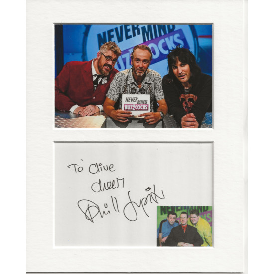 Phill Jupitus signed genuine signature autograph display UACC RD MANUSCRIPT SOCIETY