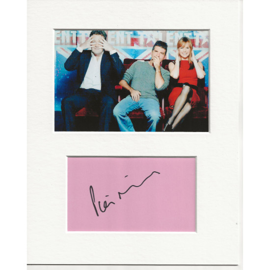 Piers Morgan signed genuine signature autograph display UACC RD AFTAL