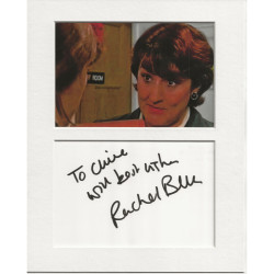 Rachel Bell signed genuine signature autograph display UACC RD AFTAL