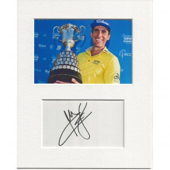 Rafa Cabrera-Bello signed genuine signature autograph display AFTAL