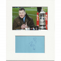 Ray Stubbs signed genuine signature autograph display AFTAL